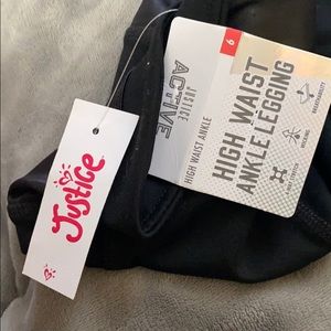 Justice kids size 6 leggings